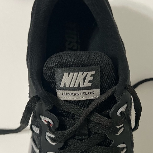 Nike Lunarstelos Black Sneakers Size 6.5 - Picture 5 of 6